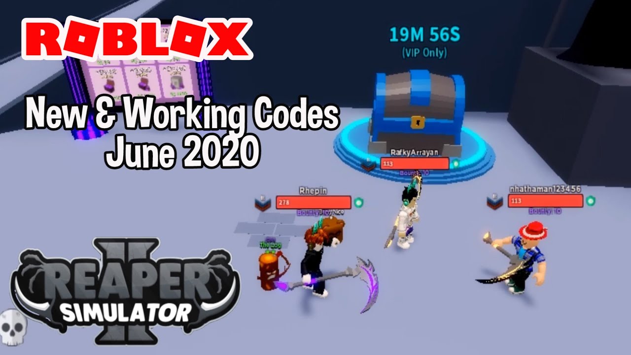 Reaper Simulator 2 Codes 2020 June