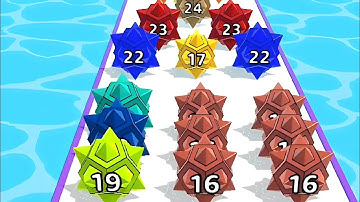 Marble Run ⚽ 3D Game Color Ball Race Gameplay Android IOS Level 6411