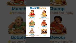 Ways of Eating ✅ #shorts #english #shortsfeed #youtubeshorts #upsc #trend #spokenenglish #education