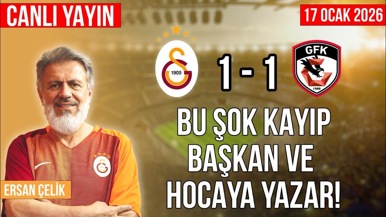 CANLI YAYIN - Bu 1 Puan GSARAY'ı Şampiyon Yapar! AMA NASIL!..