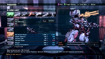 Armored Core: Verdict Day - Requested Heavy Bipedal Build