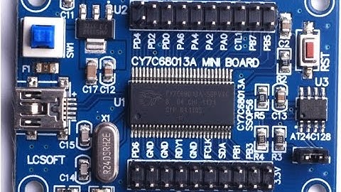 Логический анализатор , клон Saleae Logic на  CY7C68013A