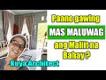Paano gawing maluwag ang maliit na bahay  design ideas for small spaces by kuya architect
