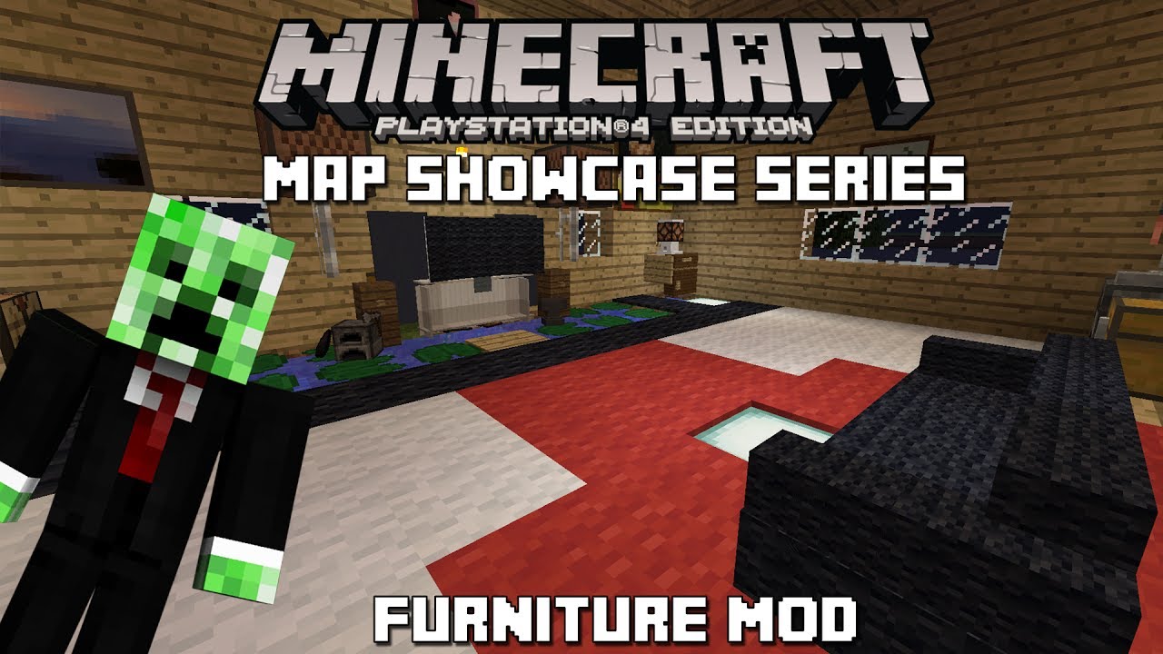 PS3/PS4 MINECRAFT MAP SHOWCASE: EPISODE 140 FURNITURE MOD 