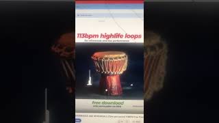 Highlife percussion free download