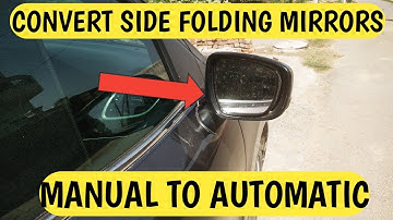 Convert Manual Side Mirrors into Automatic Folding Mirror | Manual ORVM to Automatic ORVM