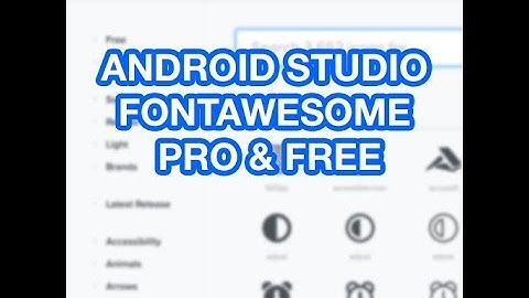 How To Use Fontawesome Icons Free AND Pro in Android Studio: GHammer