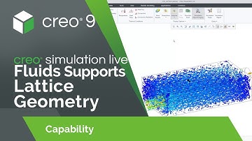 Creo Simulation Live Fluids Supports Lattice Geometry | Creo 9