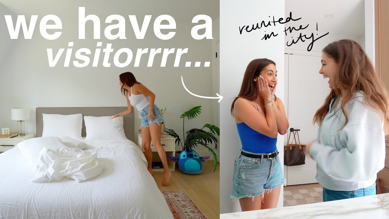 vlog: JARA REUNION! setting up the guest bedroom for Jill!