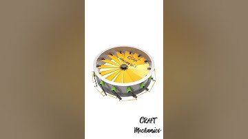 Variable Inlet Vane Damper⚙️  #autocad #engineering #mechanical #mechanism #solidworks #3d #cad