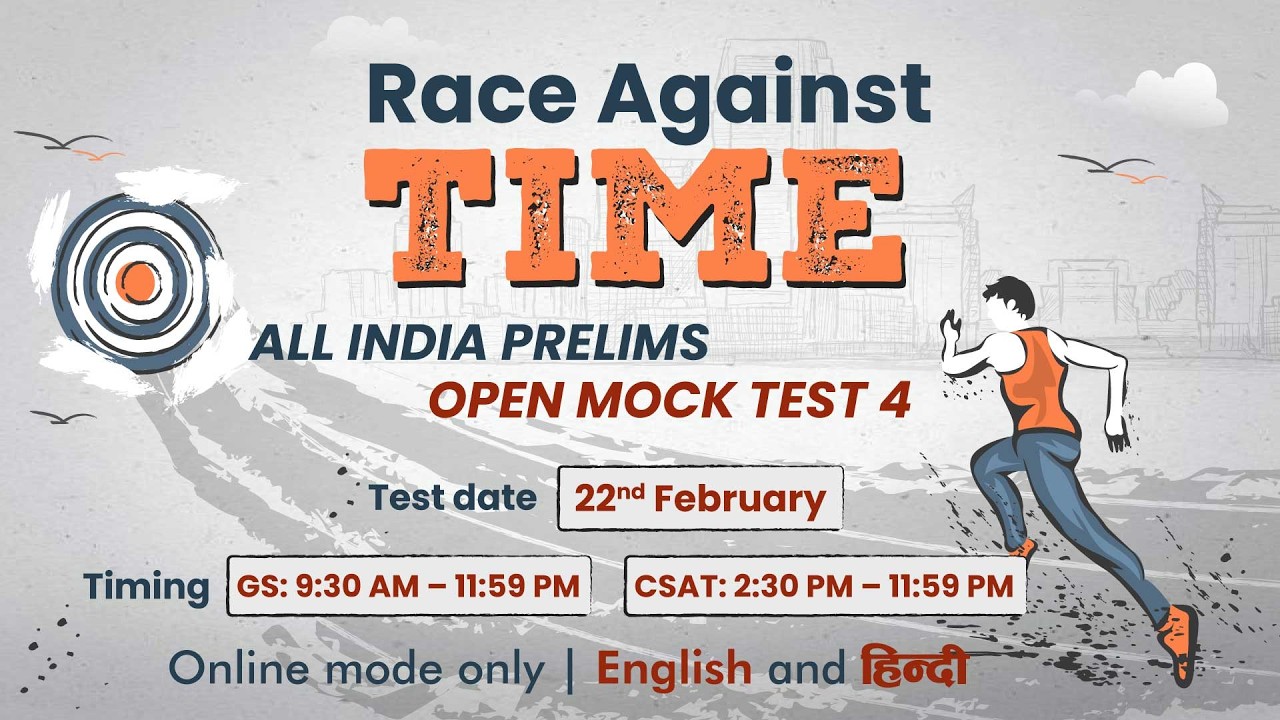 🚨 ALL INDIA PRELIMS (GS + CSAT) OPEN MOCK TEST–4 🚨 | The Ultimate Benchmark Before UPSC Prelims 2026