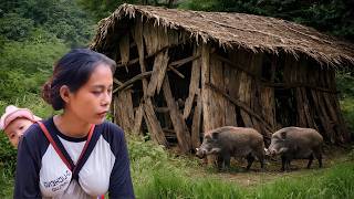 A single mother faces the risk of homelessness and is forced to live in an abandoned house.