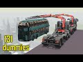 unorthodox bus crash testing with 131 dummies - beamng drive