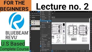 Lecture no. 2||Bluebeam Complete interface||bluebeam tutorials