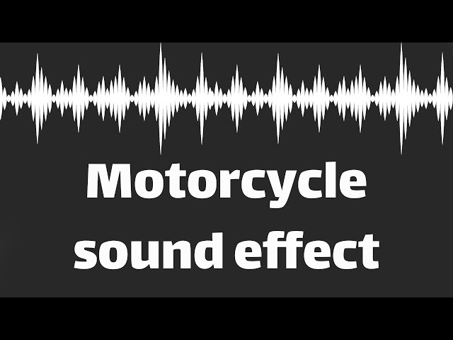 Motorcycle sound effect  (no copyright) class=