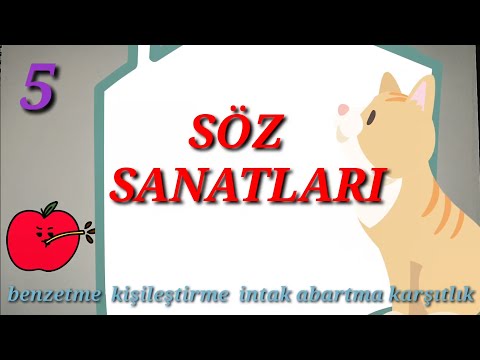 5.sınıf Türkçe Söz Sanatları.Benzetme(teşbih)kişileştirme,karşılaştırma,abartma,konuşturma(intak)