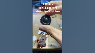 Thumbnail of Mini 2 Watts Speakers made for Arduino #arduino #electronic #unpacking #speaker