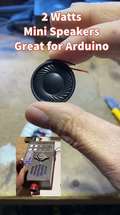 Mini 2 Watts Speakers made for Arduino #arduino #electronic #unpacking #speaker