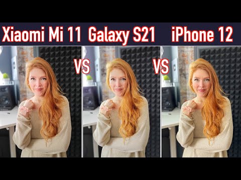 Galaxy S21 VS Xiaomi Mi 11 VS iPhone 12 - Camera Comparison!