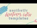 FREE AESTHETIC CHRISTMAS INTRO TEMPLATES *no text*