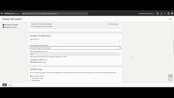 OCI Base DB System Creation From OCI Console
