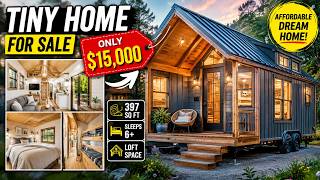 🏡 You Won't Believe This Tiny Home Is Only $15,000! | Affordable Tiny House Tour USA 🔥