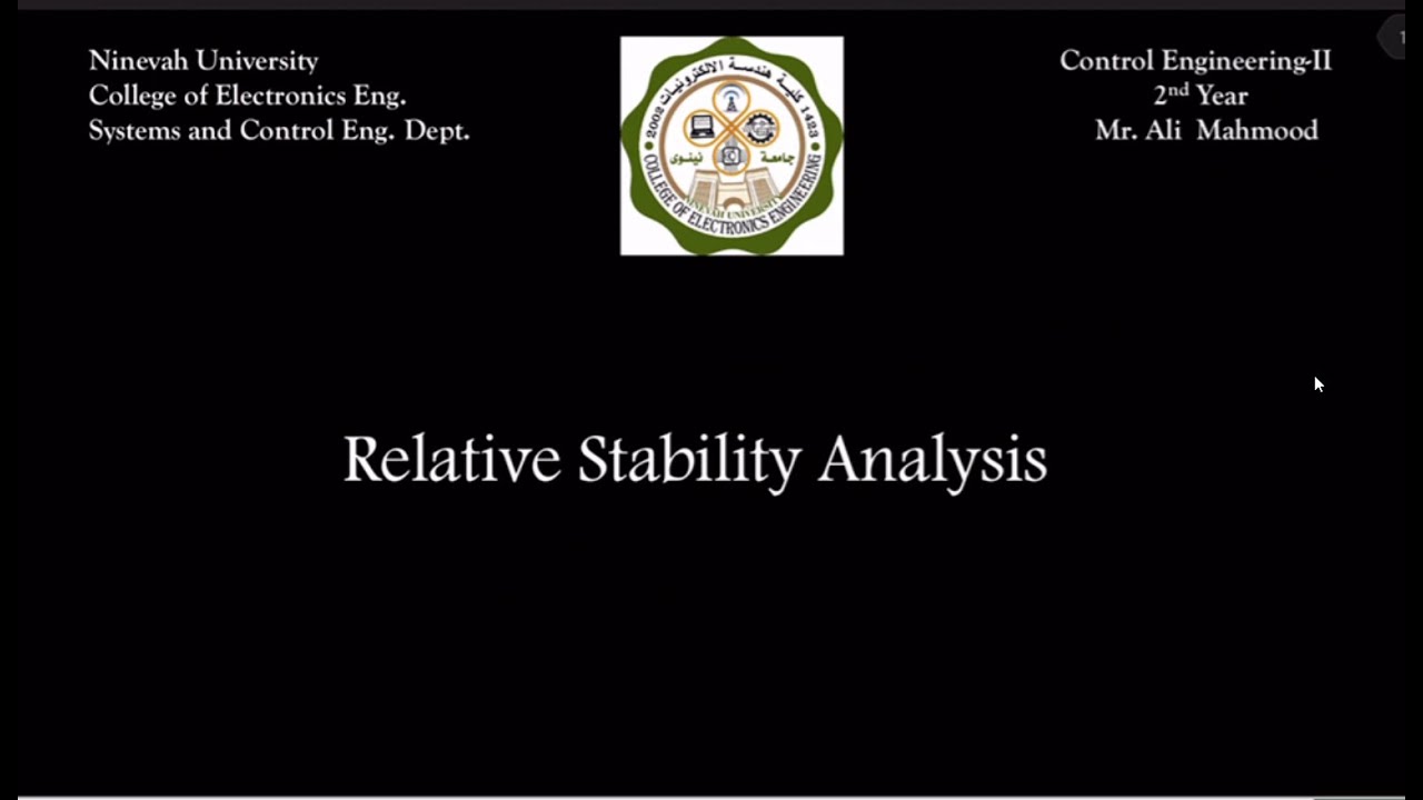 Lec 6 Relative stability