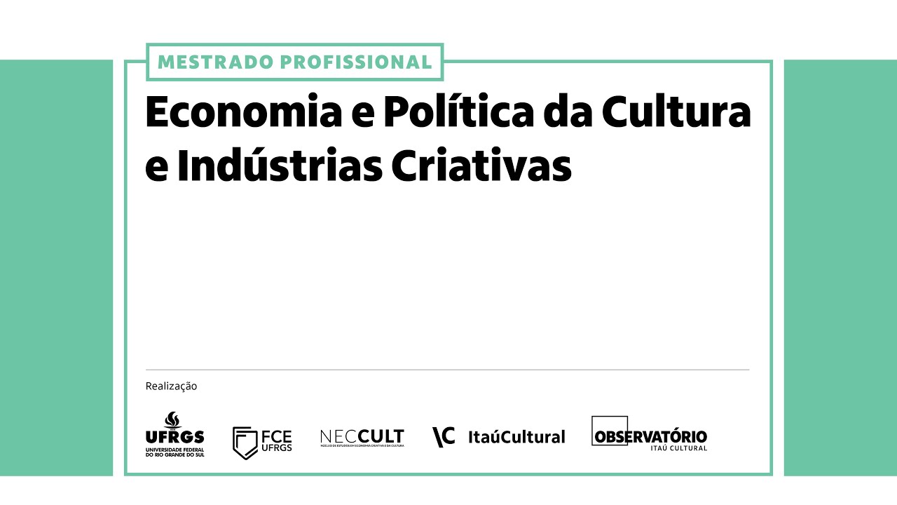 Economia da cultura e indústrias criativas: Fundamentos e evidências -  referenciais teóricos by Itaú Cultural - Issuu