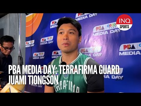 PBA Media Day: Terrafirma guard Juami Tiongson