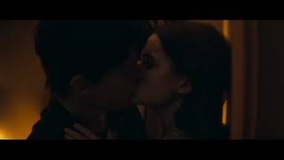 Emily and Nico walker (Tom Holland and Ciara Bravo) kissing scene - Cherry 2021