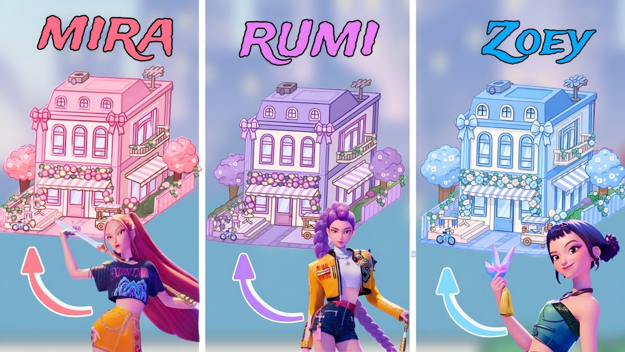 New Update! Rumi , Mira & Zoey Full House Design In Toca Boca Life