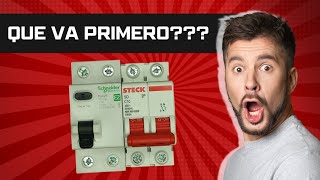 Que va primero? Diferencial o Termica? (Actualizado)