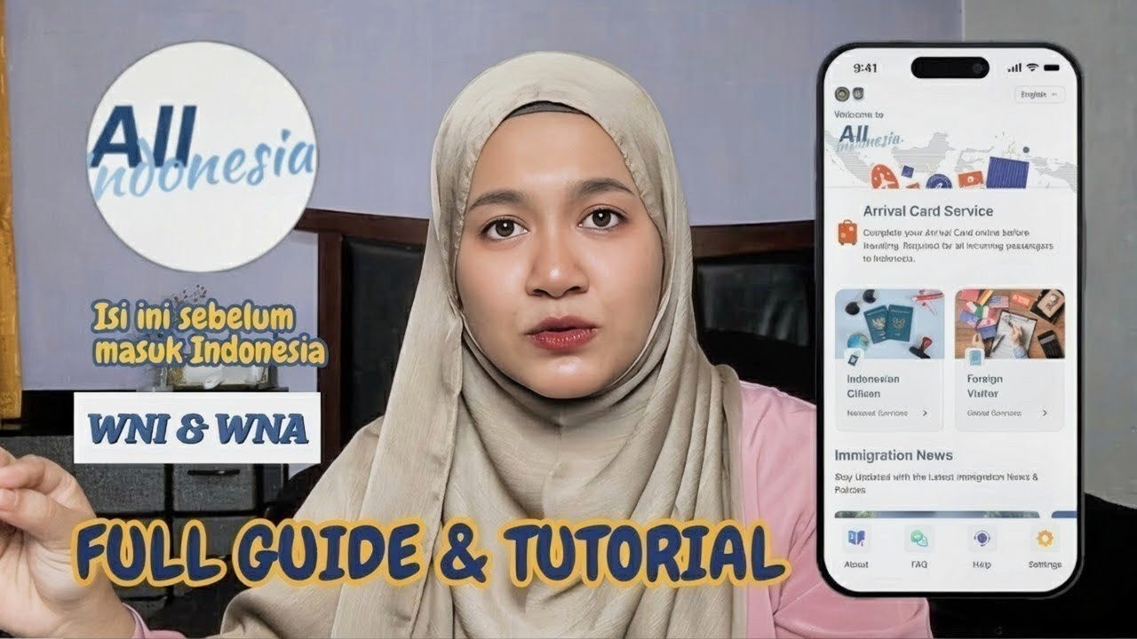 Tutorial All Indonesia untuk WNI & WNA (Website dan Aplikasi)