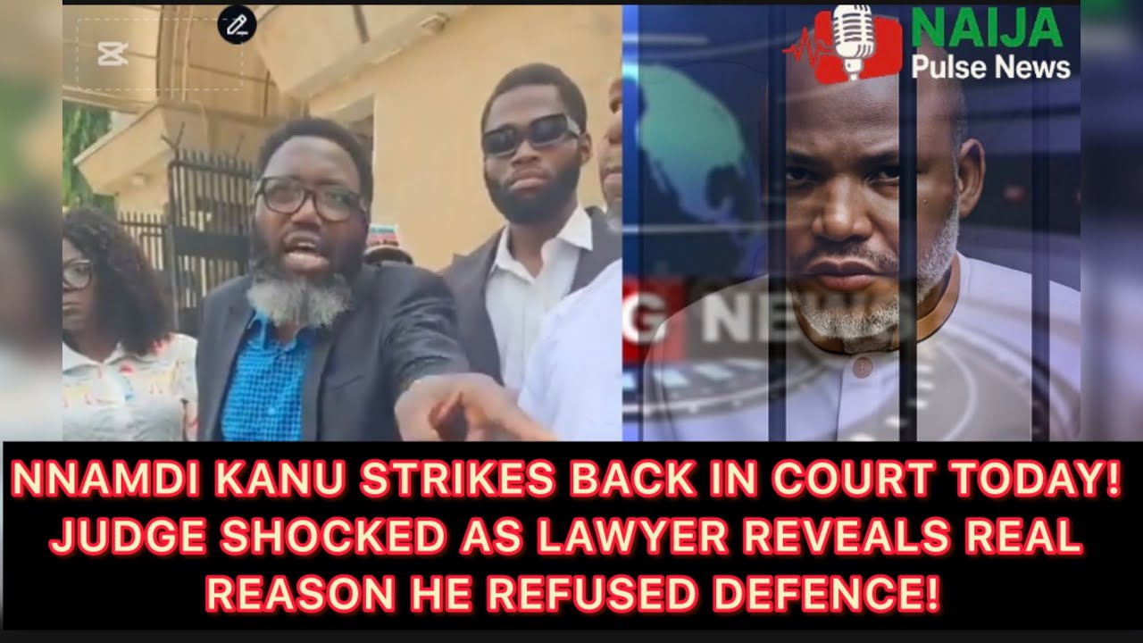 🚨 BREAKING: WHY NNAMDI KANU REFUSED TO ENTER DEFENCE TODAY NOV 4 ...