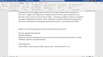 All - Harvard Referencing in Word