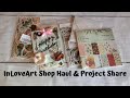 INLOVEART SHOP HAUL &amp; PROJECT SHARE