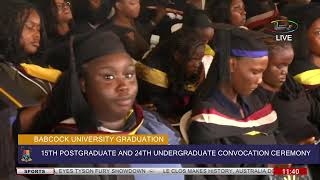 Babcock University's 15th Postgraduate and 24th Undergraduate Convocation Ceremony.