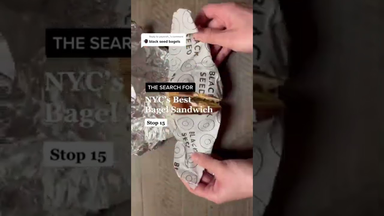 Stop 15: Black Seed Bagels. The search for NYC’s best bagel sandwich. Full list on the Beli app