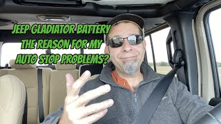 Jeep Battery the Reason for My Auto Stop Problems