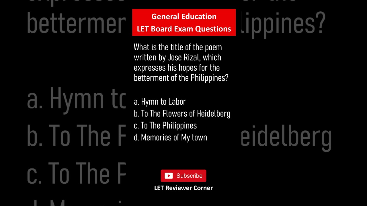 Episode 13 | Social Studies | GenEd LET Board Exam Questions | LET Reviewer Corner