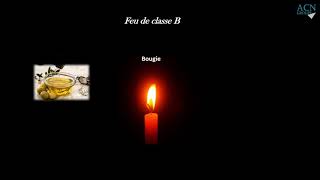 Formation incendie extincteurs E-learning -  Les différentes classes de feu