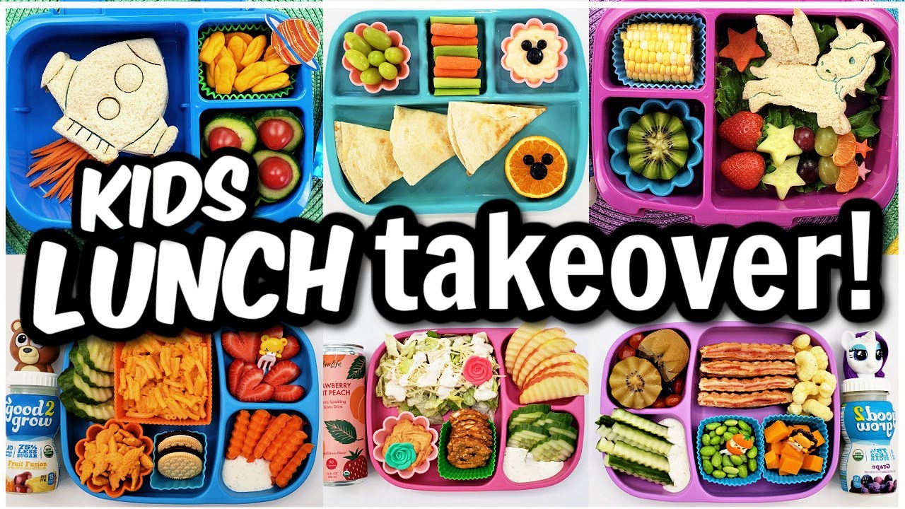 THE KIDS TAKE-OVER!?! 🤯 Bunches Of Lunches MARATHON - YouTube