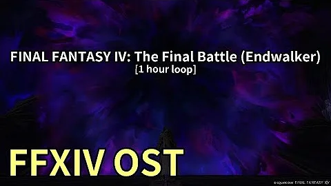 FINAL FANTASY IV: The Final Battle (Endwalker) [1 hour loop] / Zeromus Phase 1 Theme - FFXIV OST