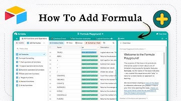 How to add Formula in Airtable (For Smarter Tables)