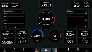 How I set up my Gauge board on my Ranger Tug R27ob