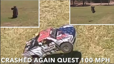 Arrma Mojave 8s off road Speed Run quest for 100 mph going Faster every run