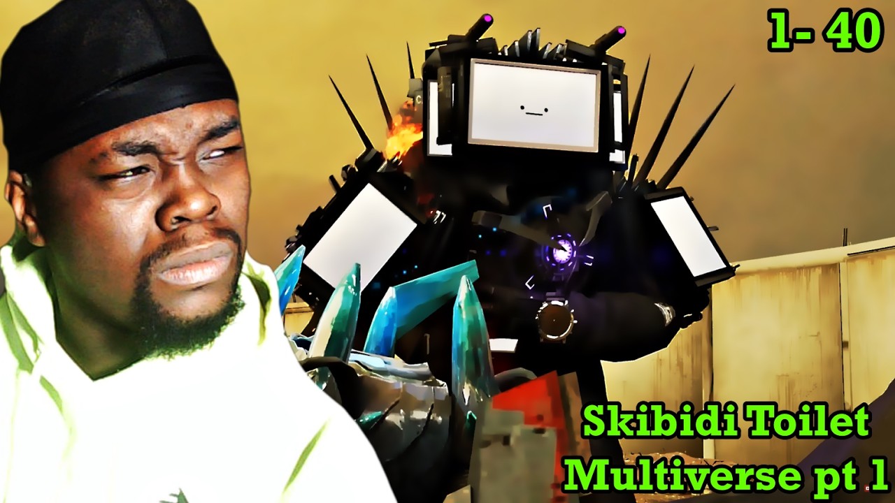 REACTING TO ALL SKIBIDI TOILET  MULTIVERSE EPISODES  [ PT 1 ]