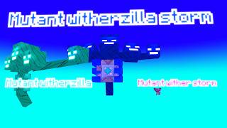 Mutant witherzilla and Mutant wither storm VS Mutant witherzilla storm [4K]