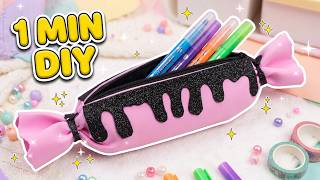 How to Make a DIY Pencil Case at Home (NO SEWING!) | Easy Blackpink Pencil Case