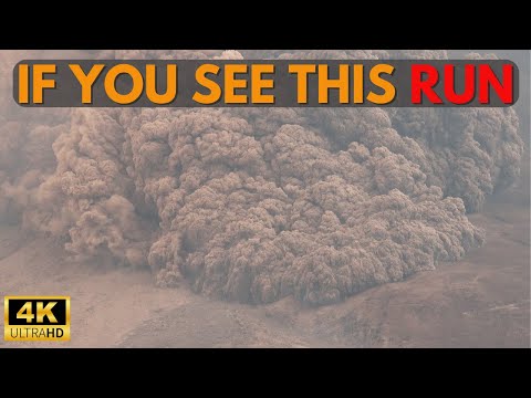 Terrifying Pyroclastic Flows Sinabung Volcano Eruption in 4K Ultra HD